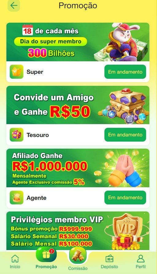 Promoções e bônus imperdíveis